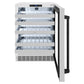 ZLINE 24 In. Touchstone Wine Cooler with Stainless Steel Glass Door and Matte Black Handle (RWDOZ-GS-24-MB) - KB&A The Home Improvement Store