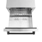 ZLINE Autograph Edition 24 in. Touchstone 168 Can Outdoor-Rated Dual Refrigerator Drawer with Stainless Steel Doors and Matte Black Handles (RDSOZ-ST-24-MB) - KB&A The Home Improvement Store