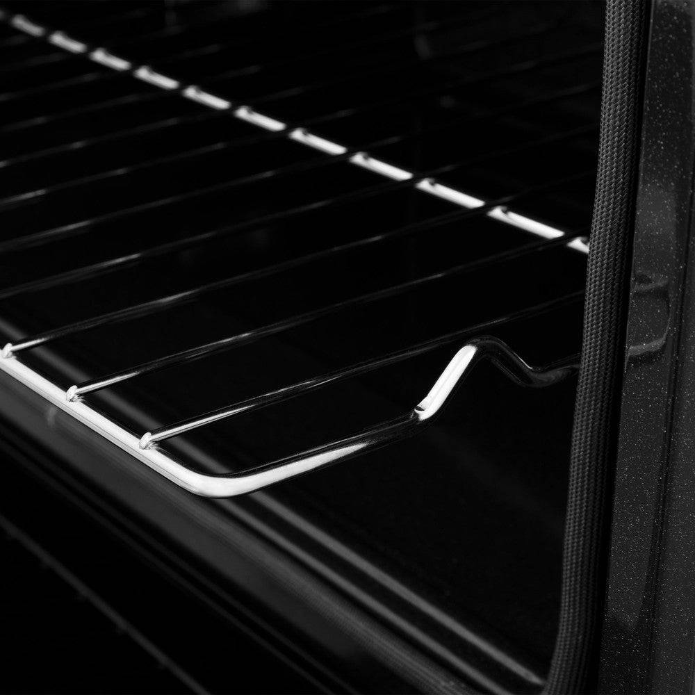 Professional True Convection Double Wall Oven with Air Fry and Self Clean in DuraSnow® Stainless Steel with White Matte Doors and Champagne Bronze Handles (WADSZ-WM-30-CB) - KB&A The Home Improvement Store
