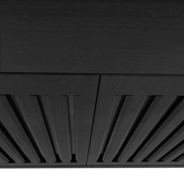 36" ZLINE Convertible Vent Wall Mount Range Hood in Black Stainless Steel (BSKBN-36) - KB&A The Home Improvement Store