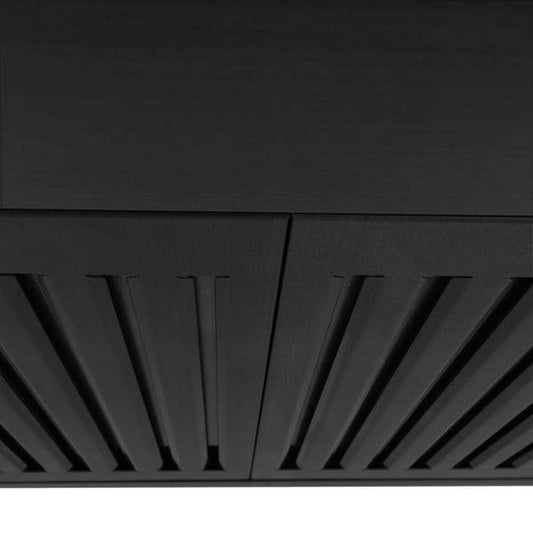 36" ZLINE Convertible Vent Wall Mount Range Hood in Black Stainless Steel (BSKBN-36) - KB&A The Home Improvement Store