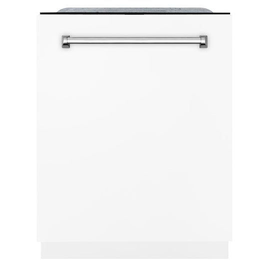 ZLINE 24" Monument Series 3rd Rack Top Touch Control Dishwasher with Stainless Steel Tub, 45dBa (DWMT-WM-24) - KB&A The Home Improvement Store