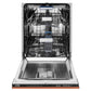ZLINE 24" Tallac Series 3rd Rack Tall Tub Dishwasher in Copper with Stainless Steel Tub, 51dBa (DWV-C-24) - KB&A The Home Improvement Store