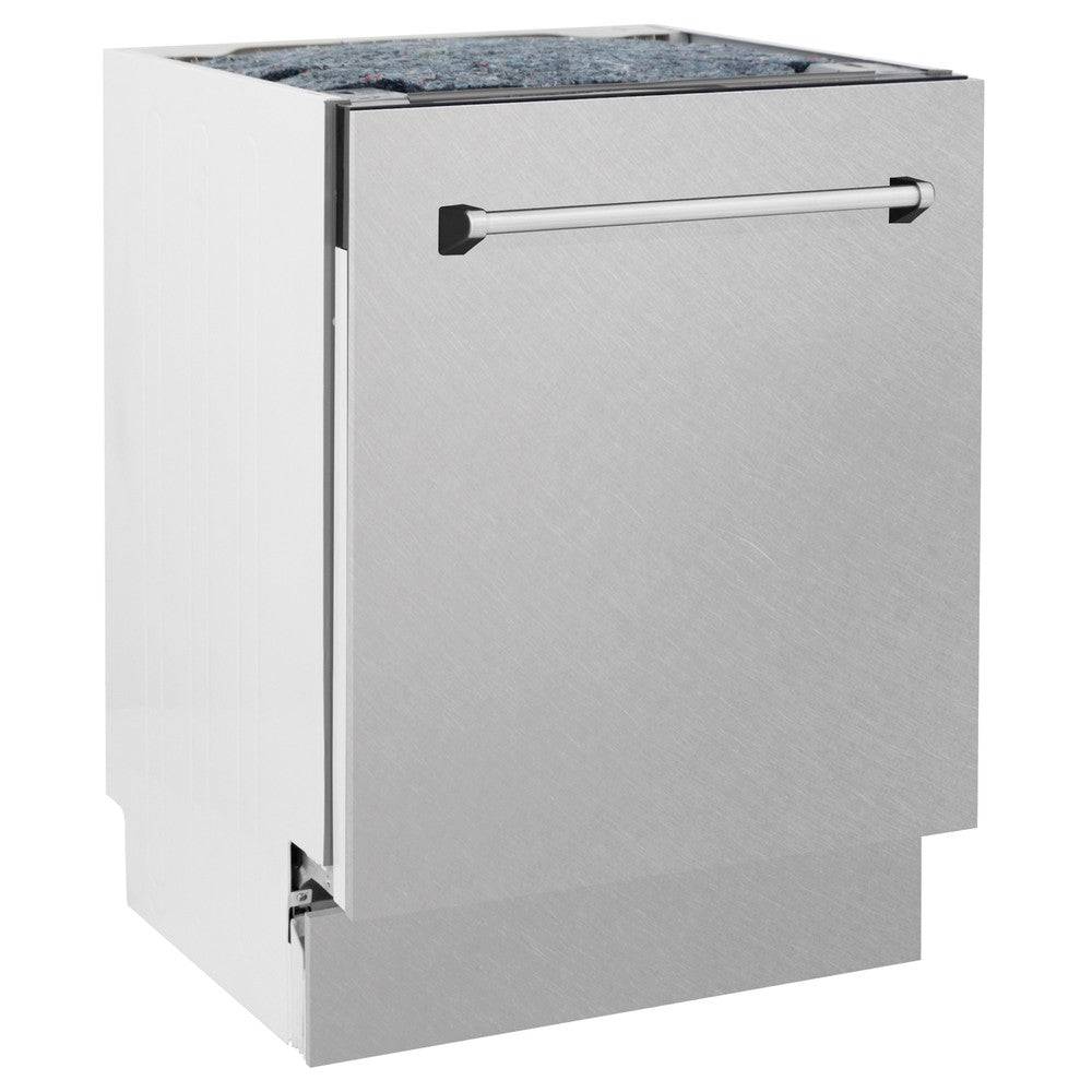 ZLINE 24" Tallac Series 3rd Rack Dishwasher in Custom Panel Ready with Stainless Steel Tub, 51dBa (DWV-24) - KB&A The Home Improvement Store