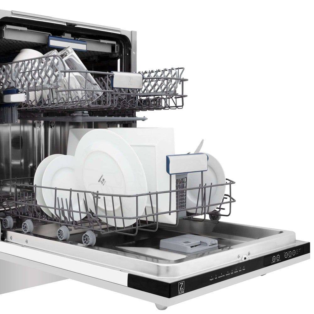 ZLINE 30 in. Kitchen Package with Stainless Steel Dual Fuel Range, Convertible Vent Range Hood and Tall Tub Dishwasher (3KP-RARH30-DWV) - KB&A The Home Improvement Store