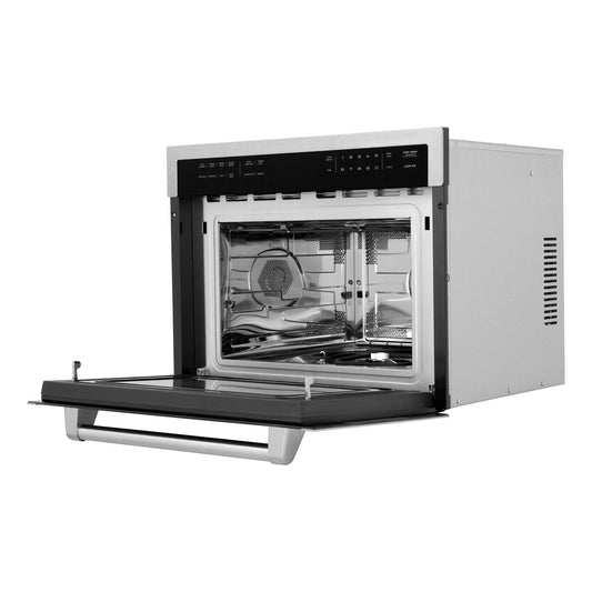 ZLINE 24 in. Built-in Convection Microwave Oven in Fingerprint Resistant Stainless Steel (MWO-24-SS) - KB&A The Home Improvement Store