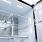 ZLINE 36 in. 28.9 cu. ft. Standard-Depth French Door External Water Dispenser Refrigerator with Dual Ice Maker in Black Stainless Steel (RSM-W-36-BS) - KB&A The Home Improvement Store