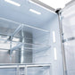 ZLINE 36 in. 28.9 cu. ft. Standard-Depth French Door External Water Dispenser Refrigerator with Dual Ice Maker in Fingerprint-Resistant Stainless Steel (RSM-W-36) - KB&A The Home Improvement Store