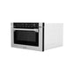 ZLINE 24 in. 1.2 cu. ft. Built-in Microwave Drawer with a Traditional Handle in Stainless Steel (MWD-1-H) - KB&A The Home Improvement Store