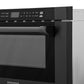 ZLINE 24" 1.2 cu. ft. Built-in Microwave Drawer with a Traditional Handle in Black Stainless Steel (MWD-1-BS-H) - KB&A The Home Improvement Store