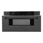 ZLINE 30 in. 1.2 cu. ft. Black Stainless Steel Built-In Microwave Drawer (MWD-30-BS) - KB&A The Home Improvement Store