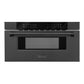 ZLINE 30 in. 1.2 cu. ft. Black Stainless Steel Built-In Microwave Drawer (MWD-30-BS) - KB&A The Home Improvement Store