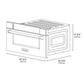 ZLINE Autograph Edition 30 in. 1.2 cu. ft. Built-In Microwave Drawer in Stainless Steel with Champagne Bronze Accents (MWDZ-30-CB) - KB&A The Home Improvement Store