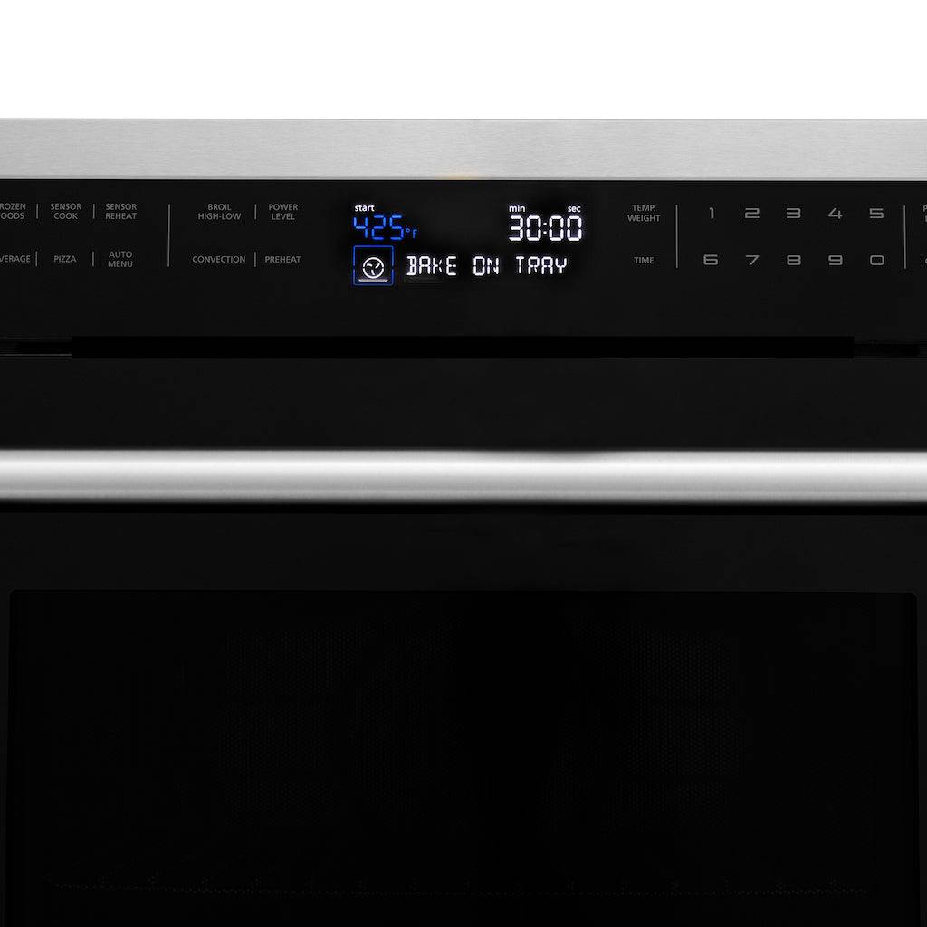 ZLINE 24 in. Built-in Convection Microwave Oven in Stainless Steel with Speed and Sensor Cooking (MWO-24) - KB&A The Home Improvement Store