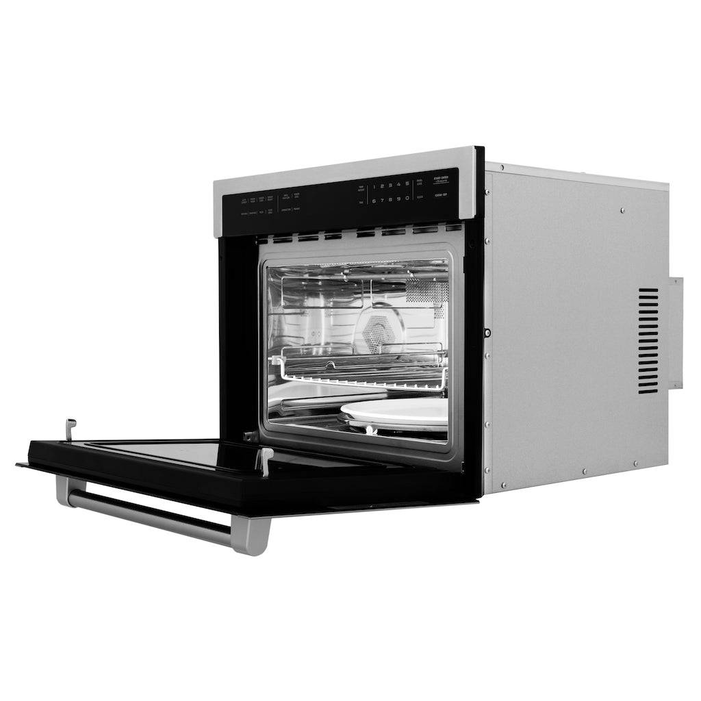 ZLINE 24 in. Built-in Convection Microwave Oven in Stainless Steel with Speed and Sensor Cooking (MWO-24) - KB&A The Home Improvement Store