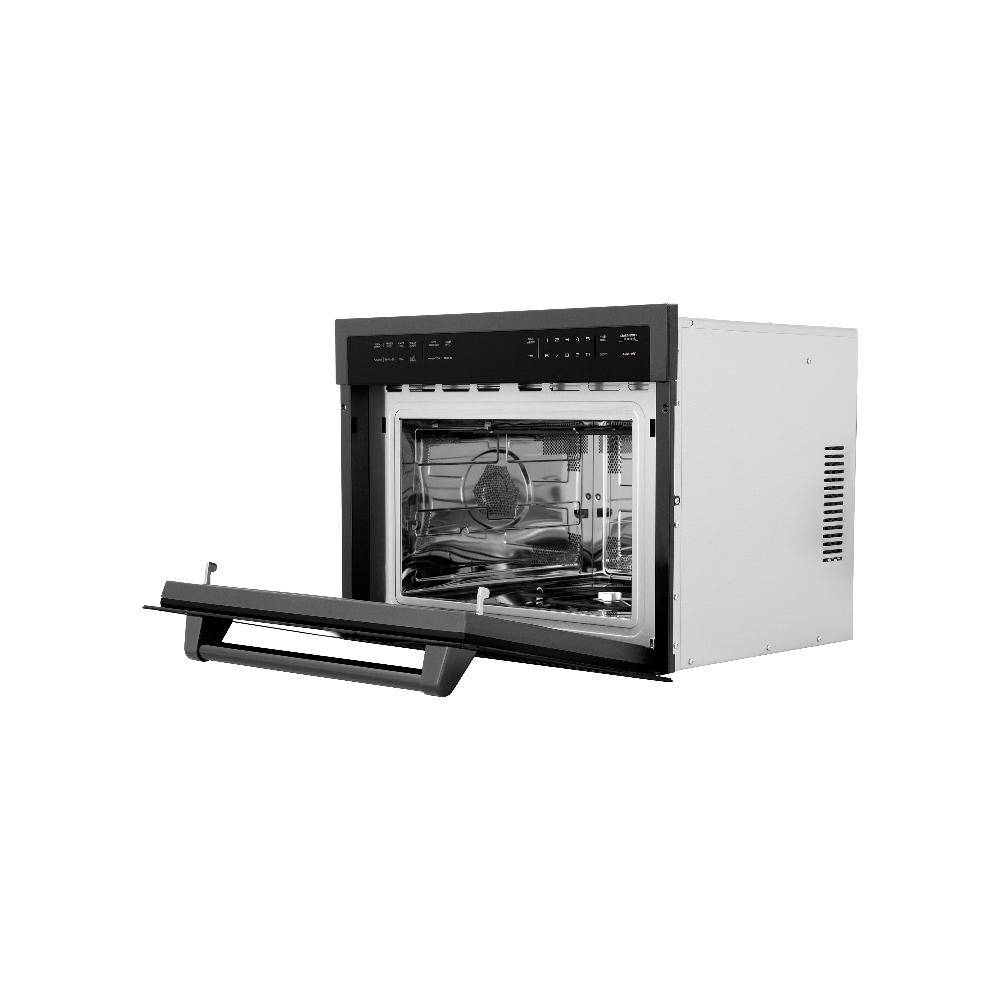 ZLINE 24" 1.6 cu ft. Built-in Convection Microwave Oven in Black Stainless Steel with Speed and Sensor Cooking (MWO-24-BS) - KB&A The Home Improvement Store