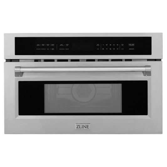 ZLINE 30” 1.6 cu ft. Built-in Convection Microwave Oven in Stainless Steel with Speed and Sensor Cooking (MWO-30) - KB&A The Home Improvement Store