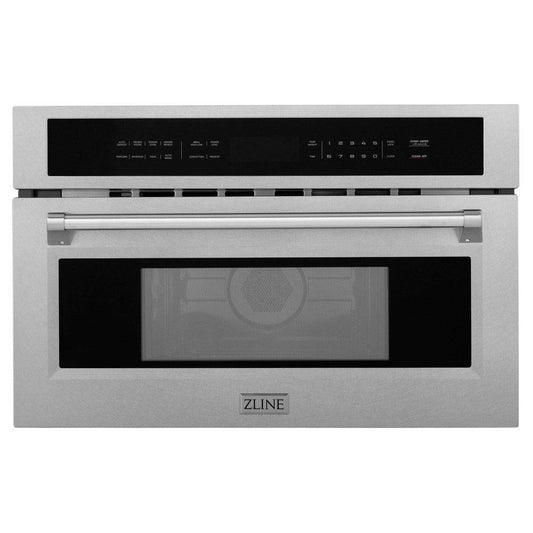 ZLINE 30 in. 1.6 cu ft. Built-in Convection Microwave Oven in Fingerprint Resistant Stainless Steel (MWO-30-SS) - KB&A The Home Improvement Store