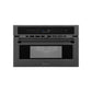 ZLINE 30 in. 1.6 cu ft. Black Stainless Steel Built-in Convection Microwave Oven (MWO-30-BS) - KB&A The Home Improvement Store