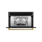 ZLINE Autograph Edition 30” 1.6 cu ft. Built-in Convection Microwave Oven in Black Stainless Steel and Polished Gold Accents (MWOZ-30-BS-G) - KB&A The Home Improvement Store