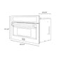 ZLINE Autograph Edition 30 in. 1.6 cu ft. Built-in Convection Microwave Oven in Fingerprint Resistant Stainless Steel with Matte Black Accents (MWOZ-30-SS-MB) - KB&A The Home Improvement Store
