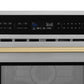 ZLINE 30" Autograph Microwave Oven in DuraSnow Stainless with Champagne Bronze Accents (MWOZ-30-SS-CB) - KB&A The Home Improvement Store