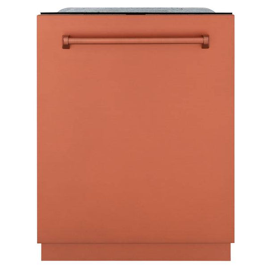 ZLINE 24" Monument Series 3rd Rack Top Touch Control Dishwasher with Stainless Steel Tub, 45dBa (DWMT-C-24) - KB&A The Home Improvement Store