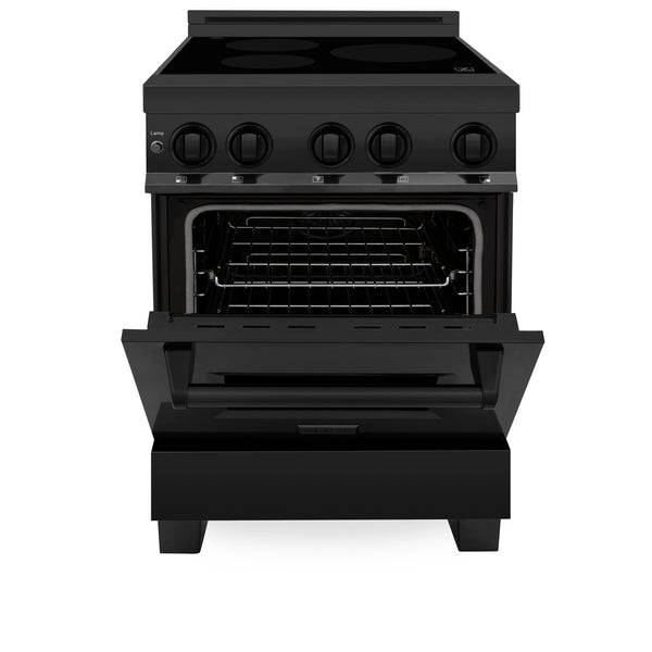 ZLINE 24 in. 2.8 cu. ft. Legacy Induction Range with 4 Element Cooktop and Electric Oven - KB&A The Home Improvement Store