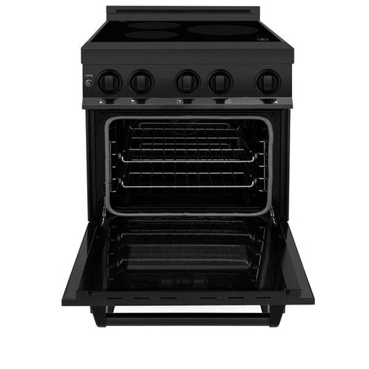 ZLINE 24 in. 2.8 cu. ft. Legacy Induction Range with 4 Element Cooktop and Electric Oven - KB&A The Home Improvement Store
