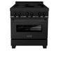 ZLINE 30 in. 4.0 cu. ft. Legacy Induction Range with 4 Element Cooktop and Electric Oven - KB&A The Home Improvement Store