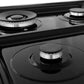 ZLINE 24 in. 2.8 cu. ft. Legacy Dual Fuel Range with 4 Burner Gas Cooktop and Electric Convection Oven in Stainless Steel and White Matte Door (RA-WM-24) - KB&A The Home Improvement Store