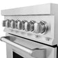 ZLINE 24 in. 2.8 cu. ft. Legacy Induction Range with 4 Element Cooktop and Electric Oven - KB&A The Home Improvement Store