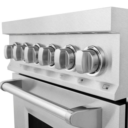 ZLINE 24 in. 2.8 cu. ft. Legacy Induction Range with 4 Element Cooktop and Electric Oven - KB&A The Home Improvement Store