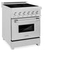 ZLINE 24 in. 2.8 cu. ft. Legacy Induction Range with 4 Element Cooktop and Electric Oven - KB&A The Home Improvement Store