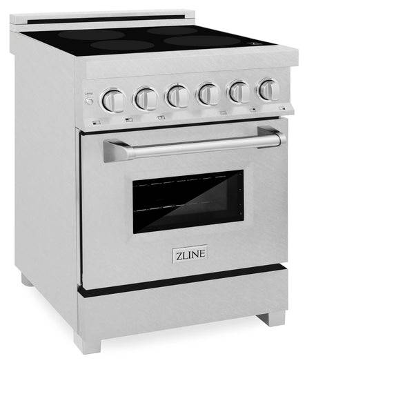 ZLINE 24 in. 2.8 cu. ft. Legacy Induction Range with 4 Element Cooktop and Electric Oven - KB&A The Home Improvement Store
