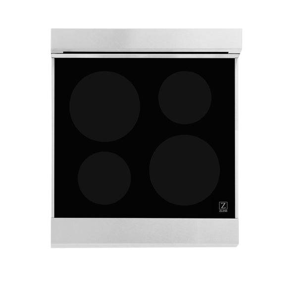 ZLINE 24 in. 2.8 cu. ft. Legacy Induction Range with 4 Element Cooktop and Electric Oven - KB&A The Home Improvement Store