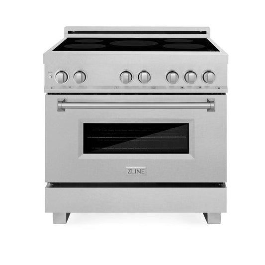 ZLINE 36 in. 4.6 cu. ft. Legacy Induction Range with 5 Element Cooktop and Electric Oven - KB&A The Home Improvement Store