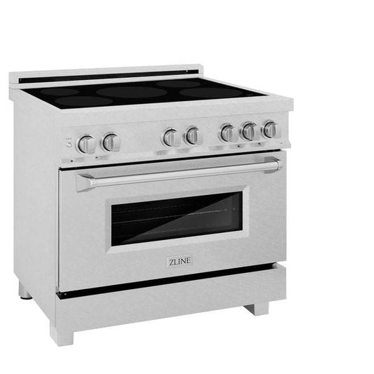 ZLINE 36 in. 4.6 cu. ft. Legacy Induction Range with 5 Element Cooktop and Electric Oven - KB&A The Home Improvement Store
