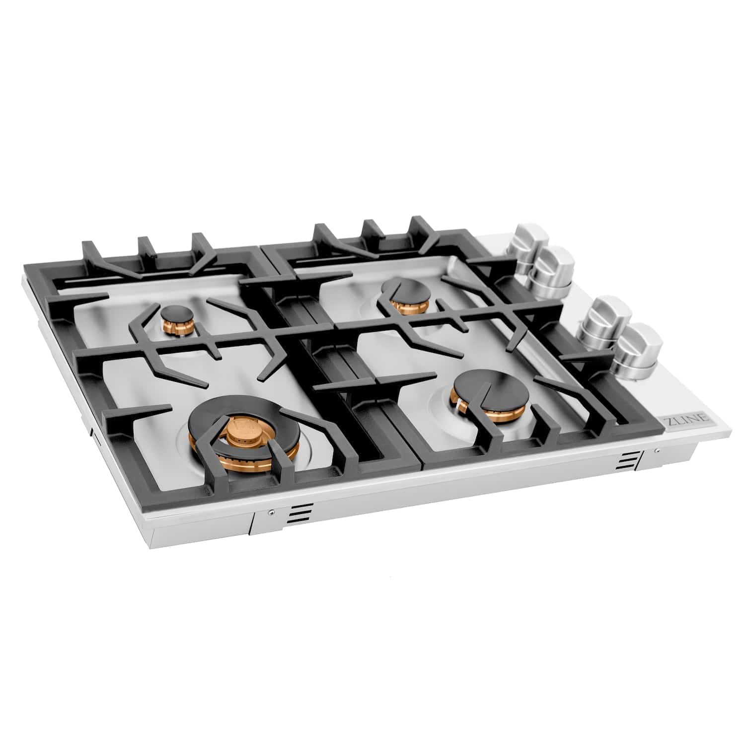 ZLINE 30" Gas Cooktop with 4 Gas Brass Burners (RC-BR-30) - KB&A The Home Improvement Store