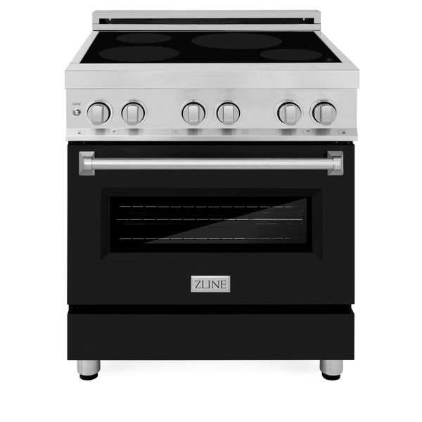 ZLINE 30 in. 4.0 cu. ft. Legacy Induction Range with 4 Element Cooktop and Electric Oven - KB&A The Home Improvement Store