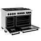 ZLINE 48" Autograph Edition Kitchen Package with Stainless Steel Dual Fuel Range and Range Hood with Matte Black Accents (2AAKP-RRH48-MB) - KB&A The Home Improvement Store