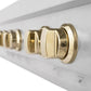 ZLINE Autograph Edition 36" Porcelain Rangetop with 6 Gas Burners in Fingerprint Resistant Stainless Steel and Polished Gold Accents (RTSZ-36-G) - KB&A The Home Improvement Store