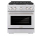 ZLINE 30 in. 4.2 cu. ft. Paramount Dual Fuel Range with 4 Burner Gas Cooktop and Electric Convection Oven in Stainless Steel (SDR30) - KB&A The Home Improvement Store