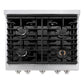 ZLINE 30 in. 4.2 cu. ft. Paramount Dual Fuel Range with 4 Burner Gas Cooktop and Electric Convection Oven in Stainless Steel (SDR30) - KB&A The Home Improvement Store