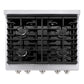 ZLINE 30" Kitchen Package Stainless Steel Gas Range and Over The Range Microwave with Traditional Handle (2KP-SGROTRH30) - KB&A The Home Improvement Store