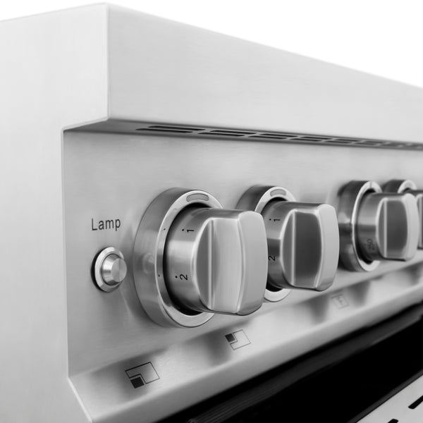ZLINE 30 in. 4.0 cu. ft. Legacy Induction Range with 4 Element Cooktop and Electric Oven - KB&A The Home Improvement Store