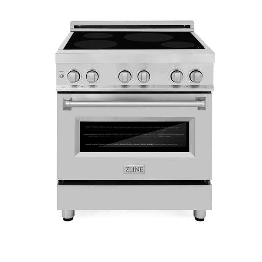 ZLINE 30 in. 4.0 cu. ft. Legacy Induction Range with 4 Element Cooktop and Electric Oven - KB&A The Home Improvement Store