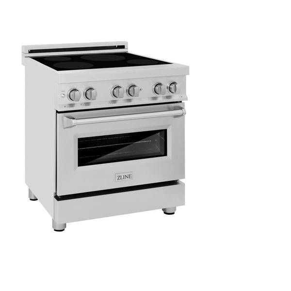 ZLINE 30 in. 4.0 cu. ft. Legacy Induction Range with 4 Element Cooktop and Electric Oven - KB&A The Home Improvement Store