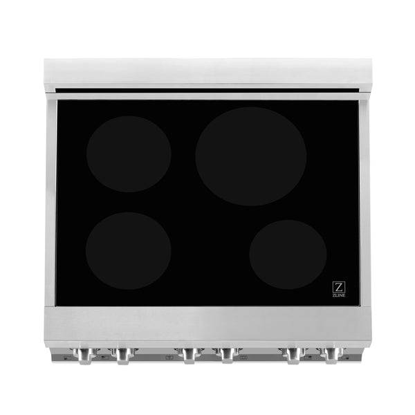 ZLINE 30 in. 4.0 cu. ft. Legacy Induction Range with 4 Element Cooktop and Electric Oven - KB&A The Home Improvement Store