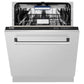 ZLINE 24 in. Tallac Series 3rd Rack Dishwasher in Stainless Steel with Traditional Handle, 51dBa (DWV-304-24) - KB&A The Home Improvement Store